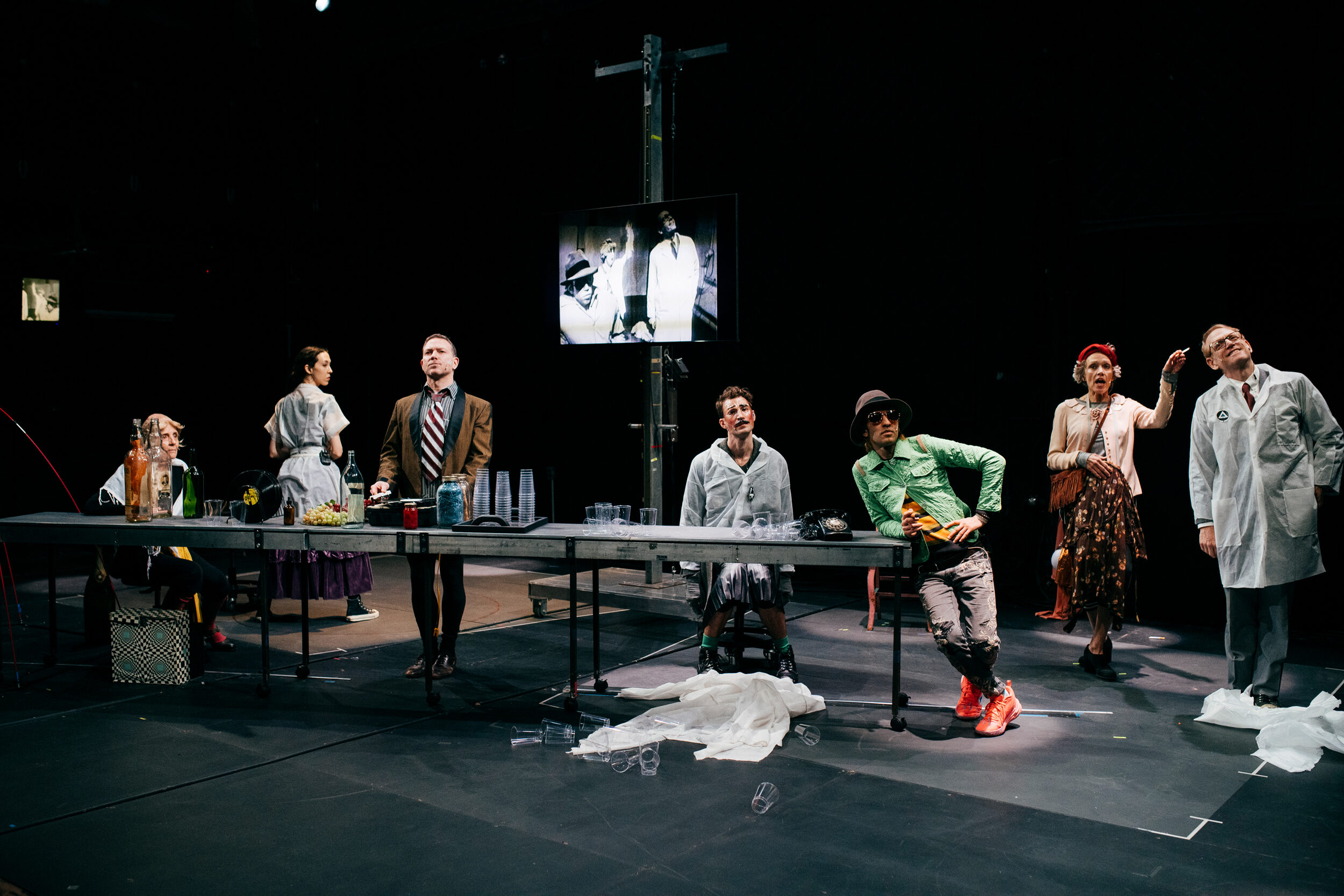 Theatre review: The Wooster Group in Nayatt School Redux at Coronet Theatre Theatre review: The Wooster Group in Nayatt School Redux at Coronet Theatre