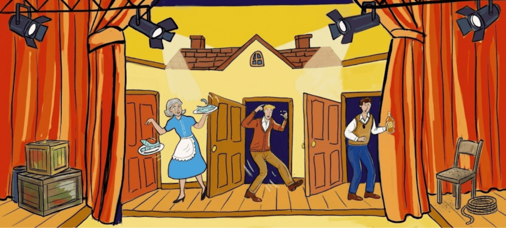 Play review: Noises Off at Questors Playhouse Play review: Noises Off at Questors Playhouse